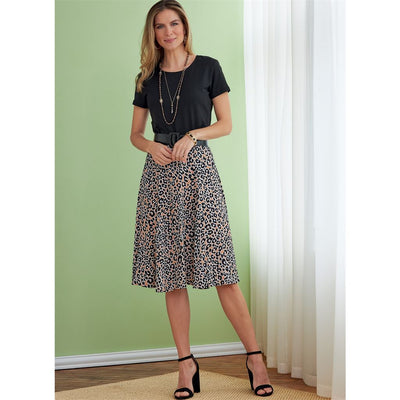 Butterick Pattern B6743 Misses Misses Petite Gored Skirts 6743 Image 4 From Patternsandplains.com