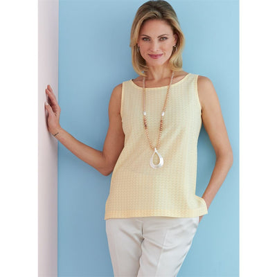 Butterick Pattern B6751 Misses Misses Petite Pullover Tops 6751 Image 3 From Patternsandplains.com