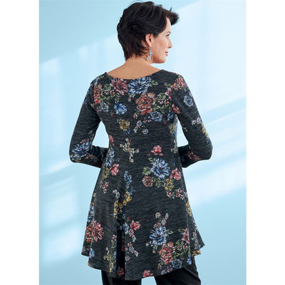 Butterick Pattern B6752 Misses Fit and Flare Knit Tunics 6752 Image 4 From Patternsandplains.com