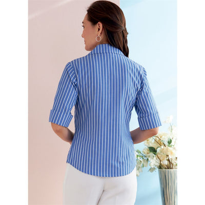 Butterick Pattern B6753 Misses Misses Petite Button Down Shirts 6753 Image 5 From Patternsandplains.com