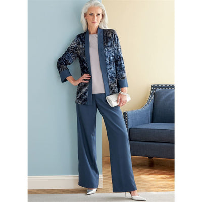 Butterick Pattern B6796 Misses Jacket Dress Top Skirt and Pants 6796 Image 2 From Patternsandplains.com