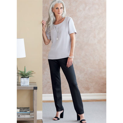 Butterick Pattern B6797 Misses and Misses Petite Scoop neck Tops 6797 Image 7 From Patternsandplains.com