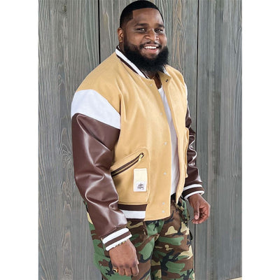 Know Me Pattern ME2010 Mens Varsity Bomber Jacket In Two Lengths by Sins of Many 2010 Image 2 From Patternsandplains.com