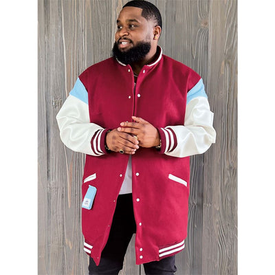 Know Me Pattern ME2010 Mens Varsity Bomber Jacket In Two Lengths by Sins of Many 2010 Image 3 From Patternsandplains.com