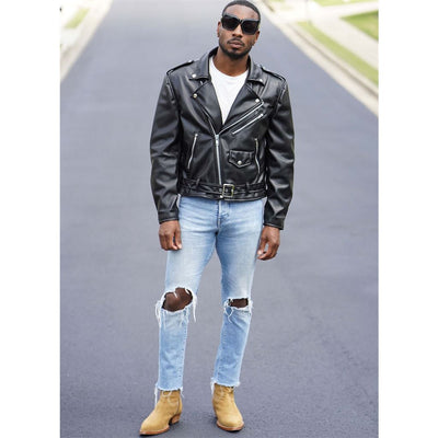 Know Me Pattern ME2011 Mens Moto Jacket by Norris Dánta Ford 2011 Image 3 From Patternsandplains.com