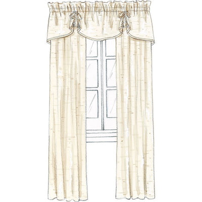 McCall's Pattern M4408 Window Essentials (Valances and Panels) 4408 Image 7 From Patternsandplains.com.jpg