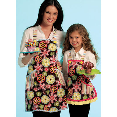 McCall's Pattern M5720 Misses Chldrens Girls Aprons 5720 Image 5 From Patternsandplains.com.jpg
