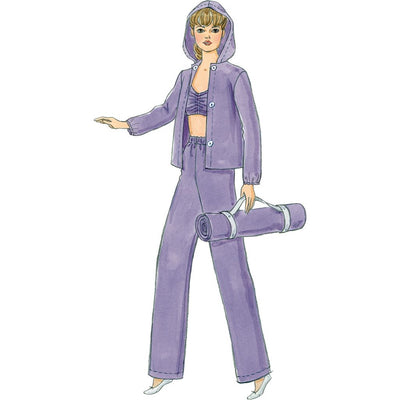 McCall's Pattern M6258 Fashion Clothes For 11and a half Doll 6258 Image 6 From Patternsandplains.com.jpg