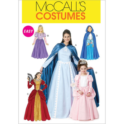 McCall's Pattern M6420 Misses Childrens Girls Costumes 6420 Image 1 From Patternsandplains.com