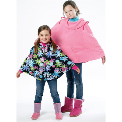 McCall's Pattern M6431 Childrens Girls Ponchos 6431 Image 2 From Patternsandplains.com.jpg