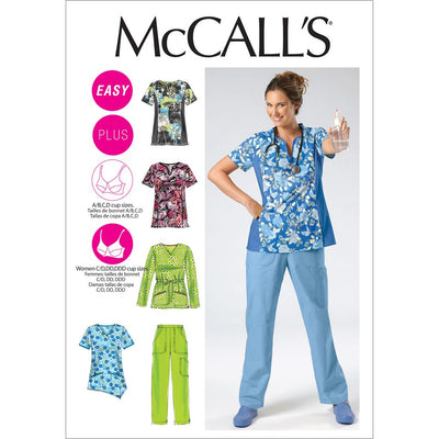 McCall's Pattern M6473 Misses Womens Tops and Pants 6473 Image 1 From Patternsandplains.com