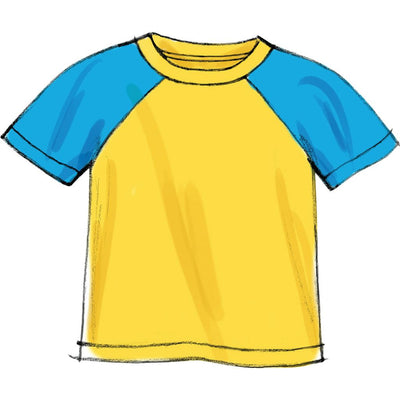 McCall's Pattern M6548 Childrens Boys Shirt Top and Shorts 6548 Image 6 From Patternsandplains.com.jpg