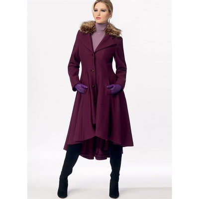McCall's Pattern M6800 Misses Miss Petite Lined Coats Belt and Detachable Collar and Hood 6800 Image 2 From Patternsandplains.com.jpg