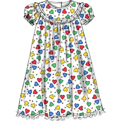McCall's Pattern M6831 Childrens Girls Tops Gowns Short and Pants 6831 Image 6 From Patternsandplains.com.jpg
