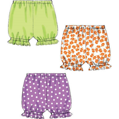 McCall's Pattern M6912 Infants Reversible Top Dresses; Bloomers and Pants 6912 Image 8 From Patternsandplains.com.jpg