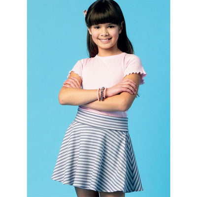 McCall's Pattern M6918 Childrens Girls Skorts 6918 Image 3 From Patternsandplains.com.jpg