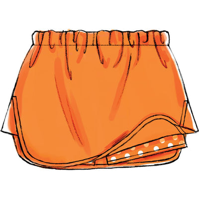 McCall's Pattern M6918 Childrens Girls Skorts 6918 Image 8 From Patternsandplains.com.jpg