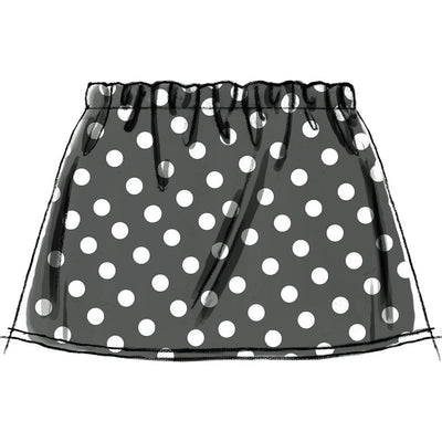 McCall's Pattern M6918 Childrens Girls Skorts 6918 Image 9 From Patternsandplains.com.jpg