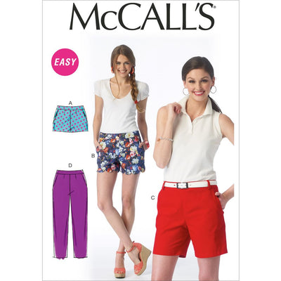 McCall's Pattern M6930 Misses Shorts and Pants 6930 Image 1 From Patternsandplains.com