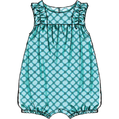 McCall's Pattern M7107 Infants Rompers 7107 Image 4 From Patternsandplains.com.jpg