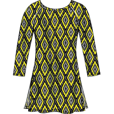 McCall's Pattern M7122 Misses Tunic Dresses and Leggings 7122 Image 12 From Patternsandplains.com.jpg