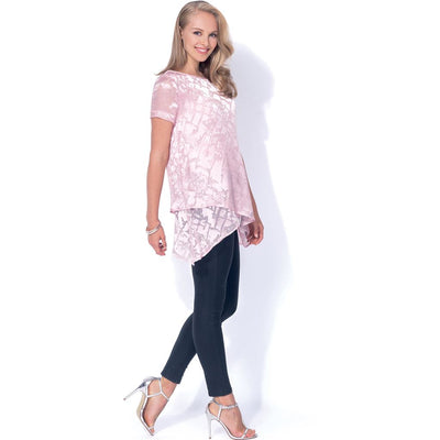 McCall's Pattern M7327 Misses Shaped Hemline Tops 7327 Image 6 From Patternsandplains.com.jpg