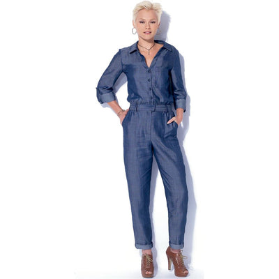 McCall's Pattern M7330 Misses Button Up Rompers and Jumpsuits 7330 Image 2 From Patternsandplains.com.jpg