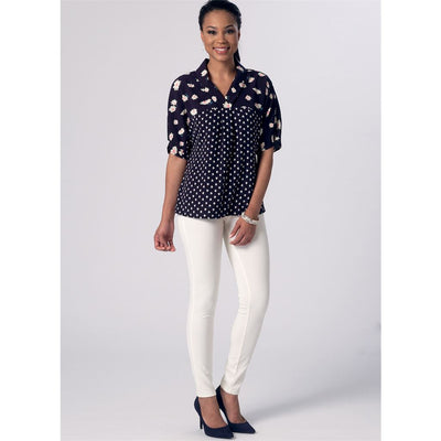 McCall's Pattern M7359 Misses V Neck Dolman Sleeve Tops 7359 Image 6 From Patternsandplains.com.jpg