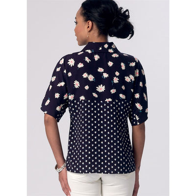 McCall's Pattern M7359 Misses V Neck Dolman Sleeve Tops 7359 Image 7 From Patternsandplains.com.jpg