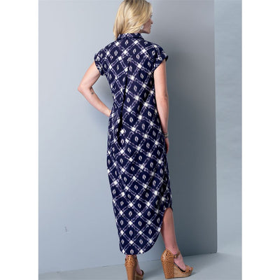 McCall's Pattern M7387 Misses Button Down Top Tunic Dresses and Belt 7387 Image 8 From Patternsandplains.com.jpg