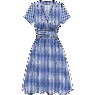 McCall's Pattern M7537 Misses Banded Gathered Waist Dresses 7537 Image 4 From Patternsandplains.com.jpg