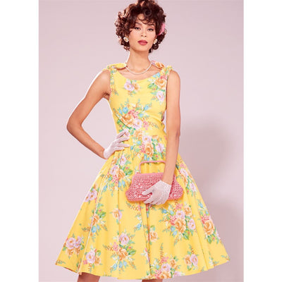 McCall's Pattern M7599 Misses Lined Flared Dresses with Petticoat 7599 Image 2 From Patternsandplains.com.jpg