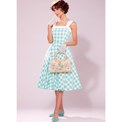 McCall's Pattern M7599 Misses Lined Flared Dresses with Petticoat 7599 Image 3 From Patternsandplains.com.jpg