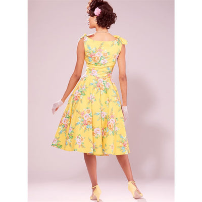 McCall's Pattern M7599 Misses Lined Flared Dresses with Petticoat 7599 Image 4 From Patternsandplains.com.jpg