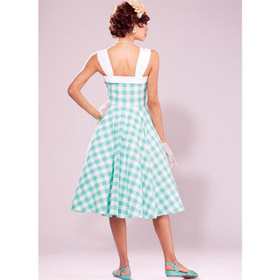 McCall's Pattern M7599 Misses Lined Flared Dresses with Petticoat 7599 Image 5 From Patternsandplains.com.jpg