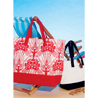 McCall's Pattern M7611 Misses Lined Tote Bags with Contrast Variations 7611 Image 2 From Patternsandplains.com.jpg