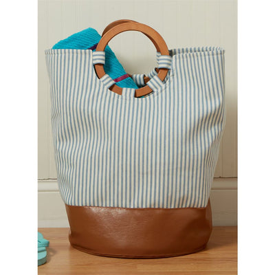 McCall's Pattern M7611 Misses Lined Tote Bags with Contrast Variations 7611 Image 4 From Patternsandplains.com.jpg