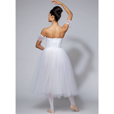 McCall's Pattern M7615 Misses Ballet Costumes with Fitted Boned Bodice and Skirt and Sleeve Variations 7615 Image 7 From Patternsandplains.com.jpg