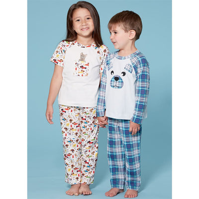 McCall's Pattern M7678 Childrens Boys Girls Animal Themed Tops and Pants 7678 Image 2 From Patternsandplains.com.jpg