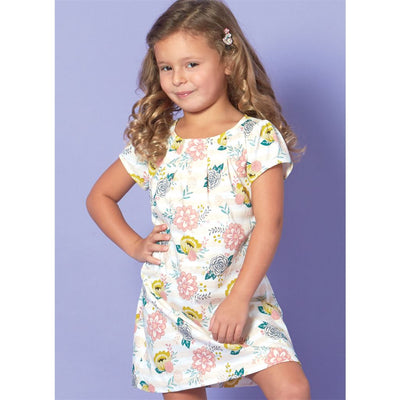 McCall's Pattern M7709 Children Girls Tops Dresses and Leggings 7709 Image 9 From Patternsandplains.com.jpg