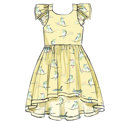 McCall's Pattern M7739 Childrens Girls Dresses 7739 Image 5 From Patternsandplains.com