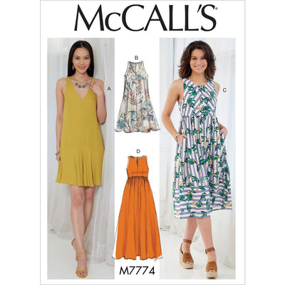 McCall's Pattern M7774 Misses Dresses 7774 Image 1 From Patternsandplains.com