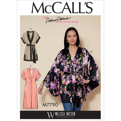 McCall's Pattern M7790 Misses Jacket and Belt 7790 Image 1 From Patternsandplains.com