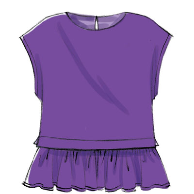 McCall's Pattern M7808 Misses Tops 7808 Image 3 From Patternsandplains.com