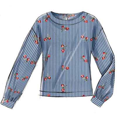 McCall's Pattern M7808 Misses Tops 7808 Image 6 From Patternsandplains.com