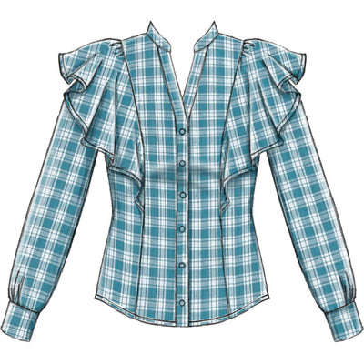 McCall's Pattern M7811 Misses Tops 7811 Image 5 From Patternsandplains.com