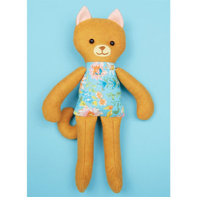 McCall's Pattern M7819 Soft Toy Animals 7819 Image 2 From Patternsandplains.com