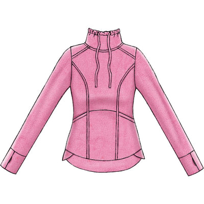 McCall's Pattern M7874 Misses Tops and Leggings 7874 Image 5 From Patternsandplains.com