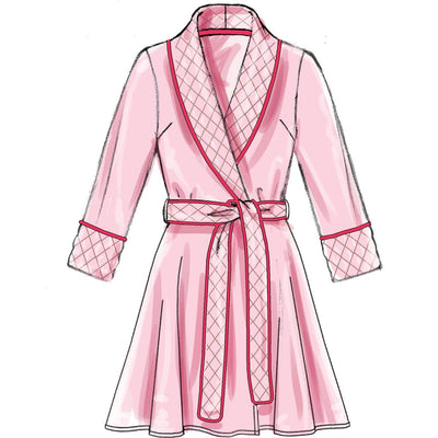 McCall's Pattern M7875 Misses Jacket Robe Pants and Belt 7875 Image 3 From Patternsandplains.com