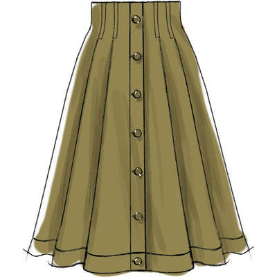 McCall's Pattern M7906 Misses Skirts 7906 Image 4 From Patternsandplains.com